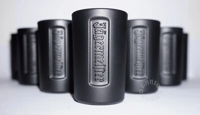 6x Jägermeister Shot Glas Gläser Kurze Schnapsglas Schwarz 2cl NEU&OVP