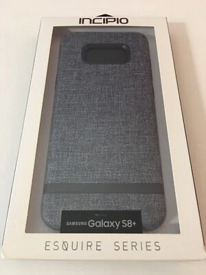 Incipio Samsung Galaxy S8 PLUS Case Protective Esquire Series Blue Jean SA852BLU - Image 1 of 4