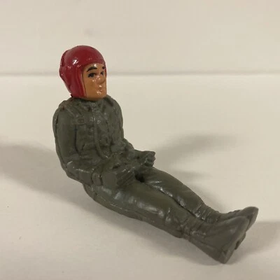 Vintage Corded Remote Control Fighter Jet Helicopter Pilot Figure Hong Kong - Image 1 of 4