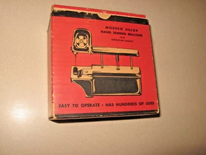 MODERN DECOR HAND SEWING MACHINE MADE IN JAPAN WITH INSTRUCTION BOOKLET - Picture 1 of 6