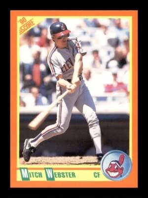 1990 SCORE ROOKIE AND TRADED #4T MITCH WEBSTER NMMT - Image 1 of 2