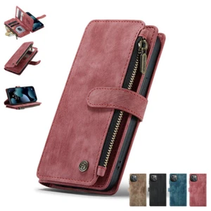Étui fourrure Antichoc Pour iPhone 16 15 14 13 12 11 Pro Max Portefeuille Case - Photo 1 sur 21