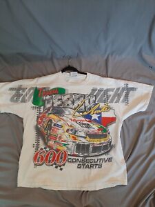 Vintage Terry Labonte 1998 Kellogg’s Corn Flakes T-Shirt 600 Consecutive Starts