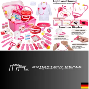 Buyger Arztkoffer Kinder ab 3 Jahre, 3-in-1-Set mit Stethoskop, Licht und Sound - Bild 1 von 7