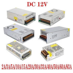 AC220V DC12V 12W-1000W Netzteil Transformator Switching Led Strip Adapter Driver - Bild 1 von 24