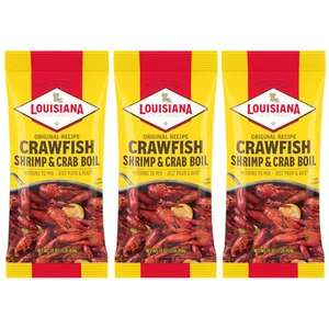Louisiana Fish Fry Crawfish, Shrimp & Crab Boil Seasoning 16 Oz (Pack of 3) - Picture 1 of 11