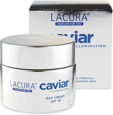 Lacura Caviar Illumination Day Cream Anti-Wrinkle 50ml SPF15 SAME DAY DISPATCH! - Image 1 of 2