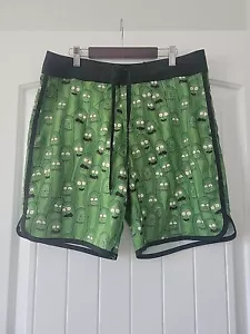 Costume da bagno adulto Rick and Morty Board Shorts taglia 32 17" L X 18" L 2018 - Foto 1 di 8