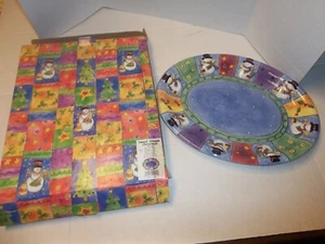 Sango Sweet Shoppe Christmas 18" Oval Serving Platter w/ Box New - Picture 1 of 4