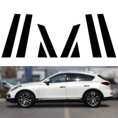 Door Window Pillar Posts For Infiniti QX50 2014-17 Door Panel Trim Stickers Pads - Image 1 of 4