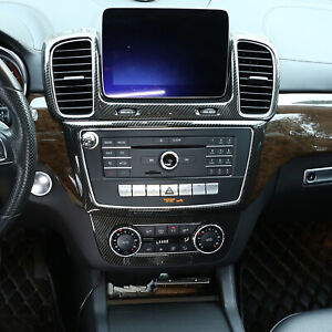 Carbon Fiber Pattern Interior Trim set Fit for Mercedes GLS GLE W166 X166 13-19
