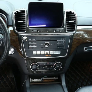Carbon Fiber Pattern Interior Trim set Fit for Mercedes GLS GLE W166 X166 13-19 - Foto 1 di 11