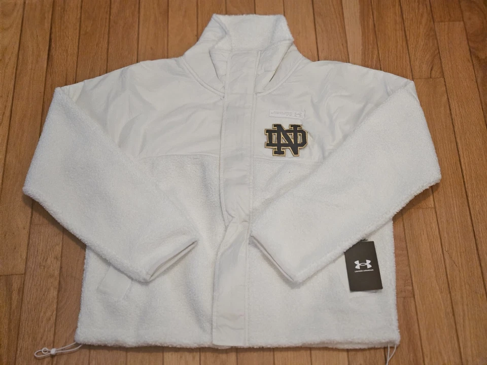 Chaqueta/Chaqueta Notre Dame Fighting Irish Under Armour Mission Boucle Damas Nueva con Etiquetas Foto 1 de 1