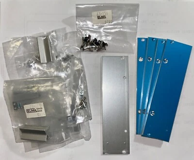 (5) ELMA Electronics 21N307 Front Panels, (5) 23-060 Handles, (10) 63-159 Screws - Image 1 of 2