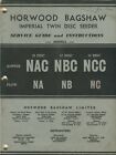 Horwood Bagshaw Imperial Twin Disc Seeder 10, 12 and 14 disc NAC NBC NCC NA NB N
