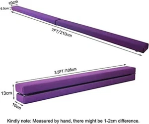 210cm Schwebebalken Balance Beam Klappbarer Turnbalken Balken Balancierbalken DE - Bild 1 von 6