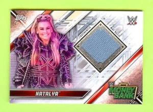2019 TOPPS WWE RAW NATALYA EVENT USED CANVAS MAT RELIC - Picture 1 of 1