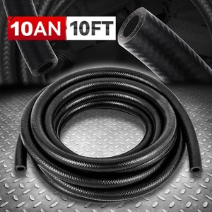 Universal 10AN 10FT 5/8" Inch ID Nitrile Butadiene Rubber NBR Oil Fuel Line Hose - Picture 1 of 6