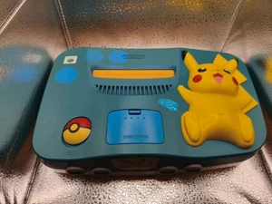 Consola Nintendo 64 Edición Pikachu Azul Probada Funcionando Japón - Imagen 1 de 6