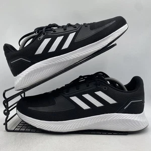 Adidas Run Falcon 2.0 Black White Trainers Size UK 10 Mens Gym Running Fitness - Picture 1 of 8