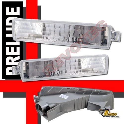 Luzes de sinalização de para-choque dianteiro para 97-01 Honda Prelude destro + destro - Imagem 1 de 1