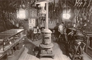 Saddlemaker horse harness shop MT western US photo CHOICE 5x7 or request digital - Picture 1 of 1
