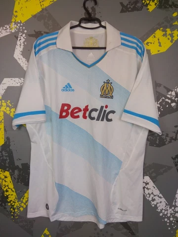 Olympique Marseille Jersey 2011 2012 Home Size XL Shirt Adidas V13702 ig93 Cover