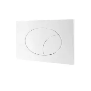 Placca ASTRA bianca doppio tasto - compatibile cassette GEBERIT - Bild 1 von 2