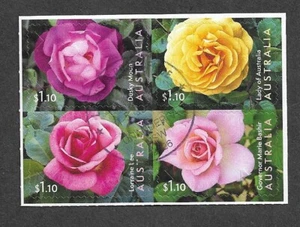 Australia 2022-Rosas-Flores-Naturaleza - Juego cto-fino usado-autoadhesivo - Imagen 1 de 1