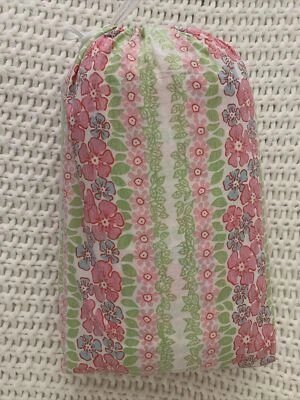 Pottery Barn Kids Tropical Hibiscus Twin Sheet Set NEW Beach Pink Green Summer - Image 1 of 4