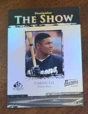 RARE 1999 SP Top Prospects Carlos Lee DESTINATION THE SHOW RC # 099/100 Barons