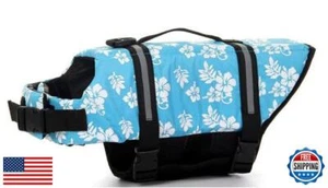 Izefia Dog Life Jacket Swimming Safety Coat Floatation Life Vest Life Saver w - Picture 1 of 5