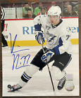 Autographe signé Victor Hedman 8x10 photo d'action AJ Sports Holo LNH hockey
