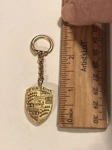 Seltener Vintage 70er Jahre Sylvain Porsche Stuttgart Schlüsselanhänger 18k Gold & Diamanten 13,5 Gramm - Bild 1 von 24