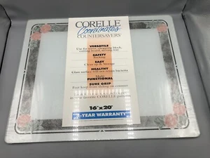 Corelle Koordinaten Gegenschoner 16” x 20” GROß Seide & Rosen Neu Versiegelt - Bild 1 von 8