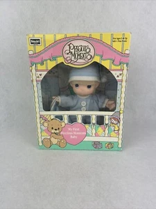 My First Precious Moments Baby Doll Rose Art 1992 boy New In box - Picture 1 of 6