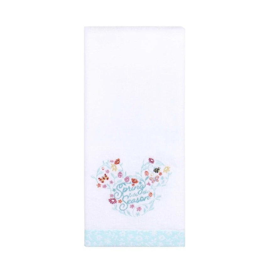 Toalla de mano de baño floral Disney Mickey Mouse Spring Into The Season 16"x25" Foto 1 de 2