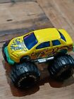 Turbo Wheels Die Cast Monster Truck Toy Yellow/ Air Tech EMBLEM PRE-OWNED