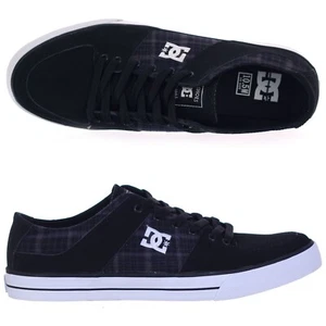 ZAPATOS DC PARA HOMBRE PUROS CERO ZAPATILLAS/ZAPATOS SB SB NUEVOS $75 NEGROS/NEGRO CUADROS - Imagen 1 de 6