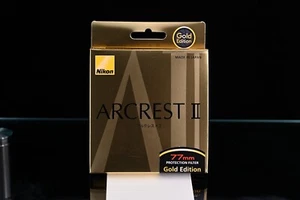 Nikon ARCREST II PROTECTION FILTER GOLD EDITION ARIIGL-PF 77mm NEW - Picture 1 of 4