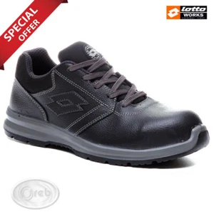 SCARPE ANTINFORTUNISTICA PELLE IMPERMEABILE LOTTO RACE 900 T8147 S3 SRC - Foto 1 di 2