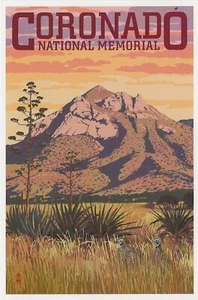 Postcard Arizona Coronado National Memorial - Montezuma Peak & Agave MINT - Picture 1 of 1