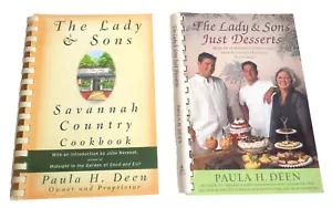 The Lady and Sons Savannah Country & Just Desserts 2 Cookbook s by Paula Deen - Picture 1 of 4
