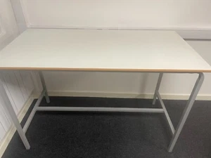 White and Grey Office/Warehouse Desks - 150W x 100H x 75D (cm) - Picture 1 of 3