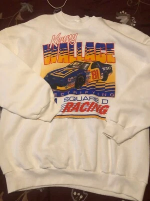 Sudadera de Carreras NASCAR Vintage Años 90 Para Hombre XL Rusty Wallace Foto 1 de 3