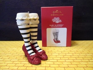 Hallmark Keepsake Ornament 2021 Wizard Of Oz Ruby Slippers - Picture 1 of 10