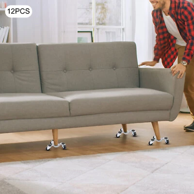 12 Stück Möbel Umzug Tri-Dolly Lastenrolle Rad Dreieck Lenkrolle - Bild 1 von 4