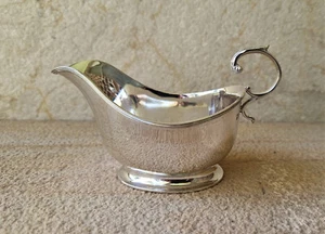 Antique George V HM Sterling Silver Sauce Boat Birmingham 1915 Wilson & Sharp - Picture 1 of 8
