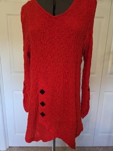 Ali Miles Damen Orange Top Tunika Größe XL - Bild 1 von 11