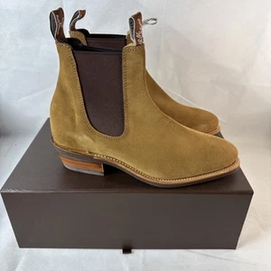 Rm Williams Comfort lady Yearling Boots Suede Size Au/us 8.5 Eu39 Uk6 New - Picture 1 of 6